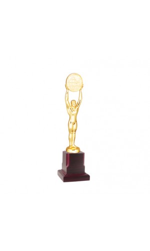 golden men globe trophy