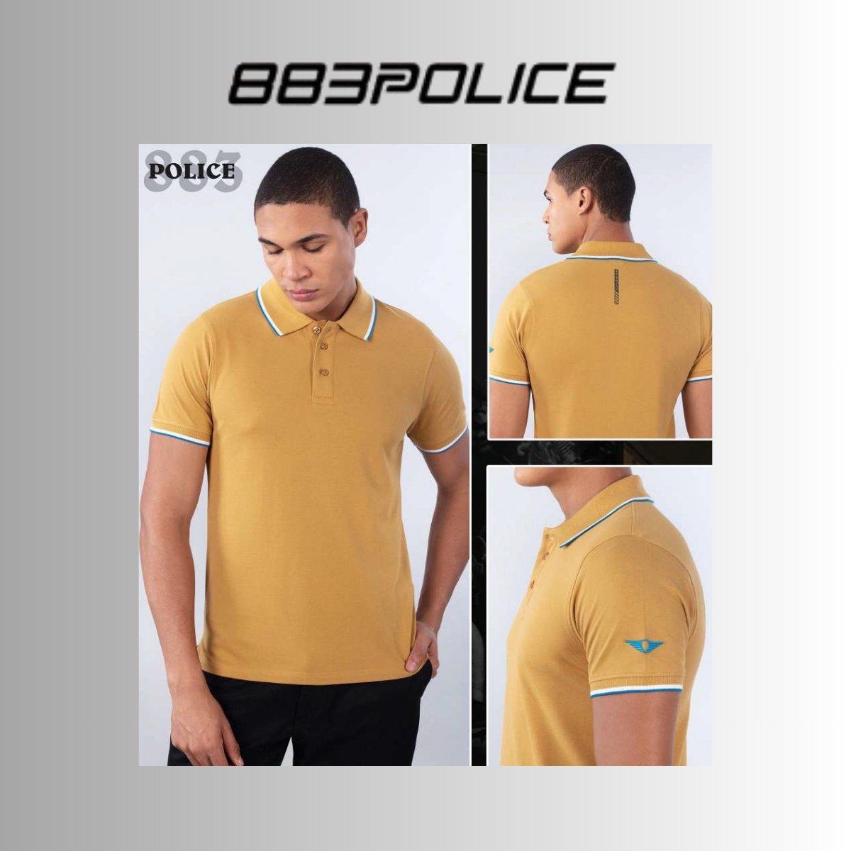 883 Police Premium Pique Combed Cotton Polo