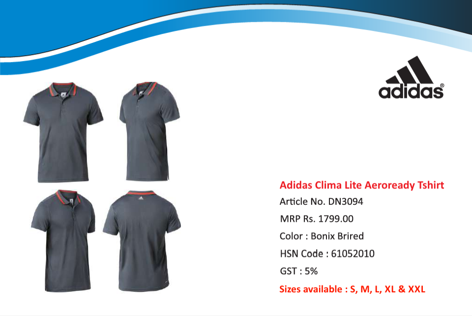 Adidas Clima Lite Aeroready Tshirt