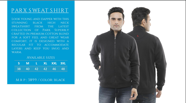 PARX Sweat Shirts