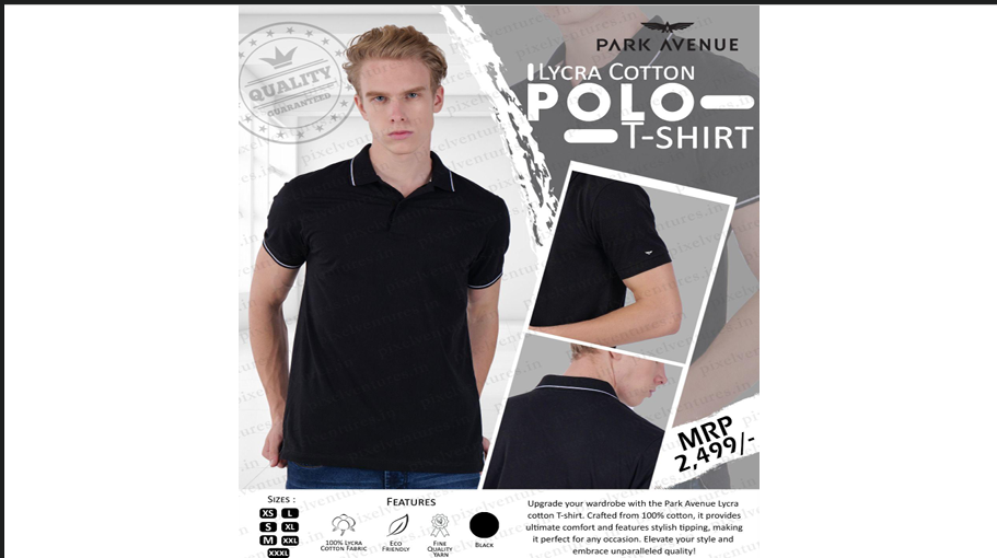 lycra cotton polo t shirt