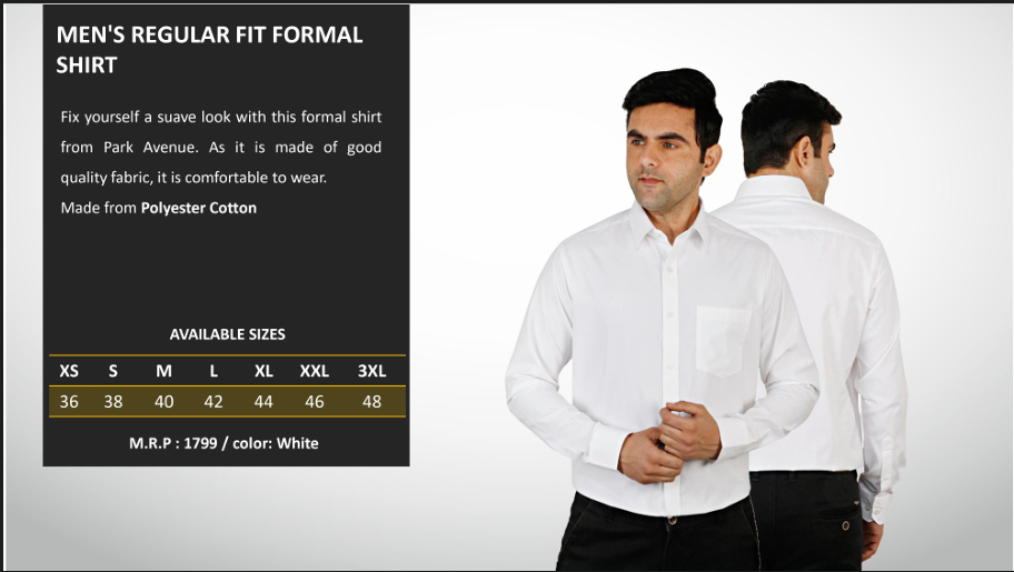 Men's Regular Fit Formal Shirt