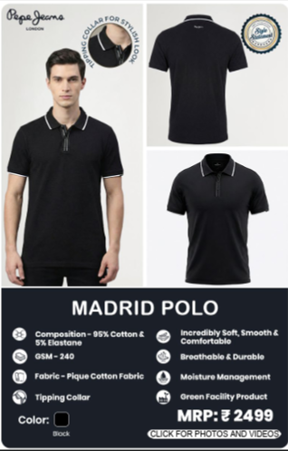 Madrid Polo T-Shirt