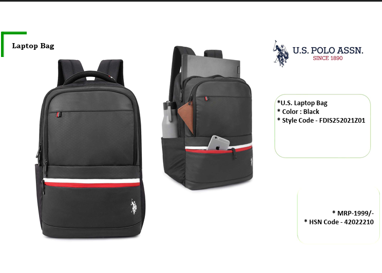 Black Laptop Backpack