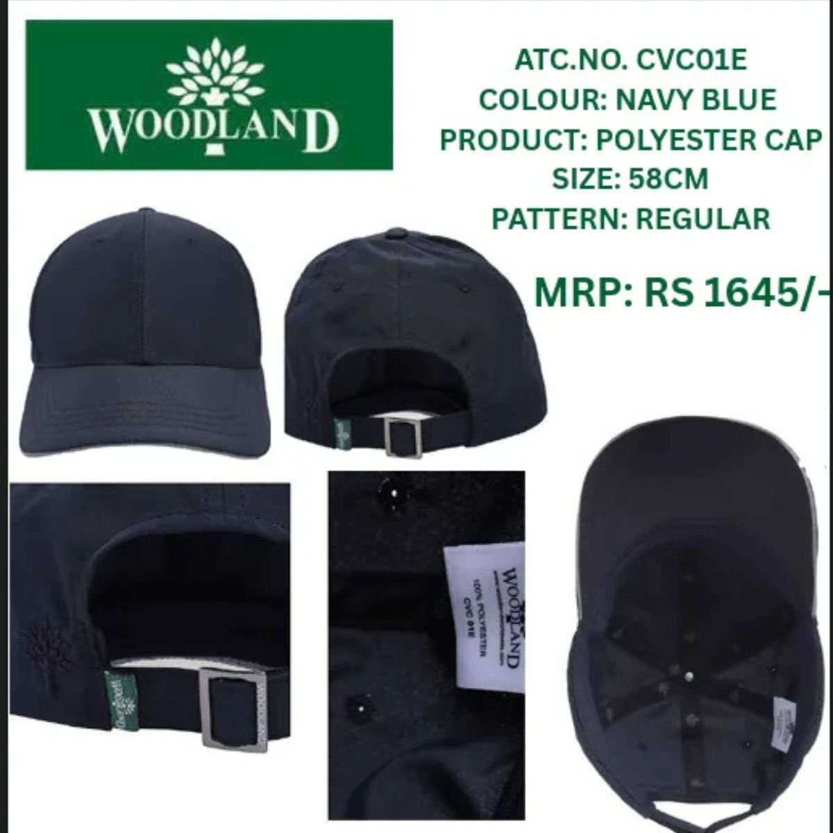 Woodland Polyester Cap