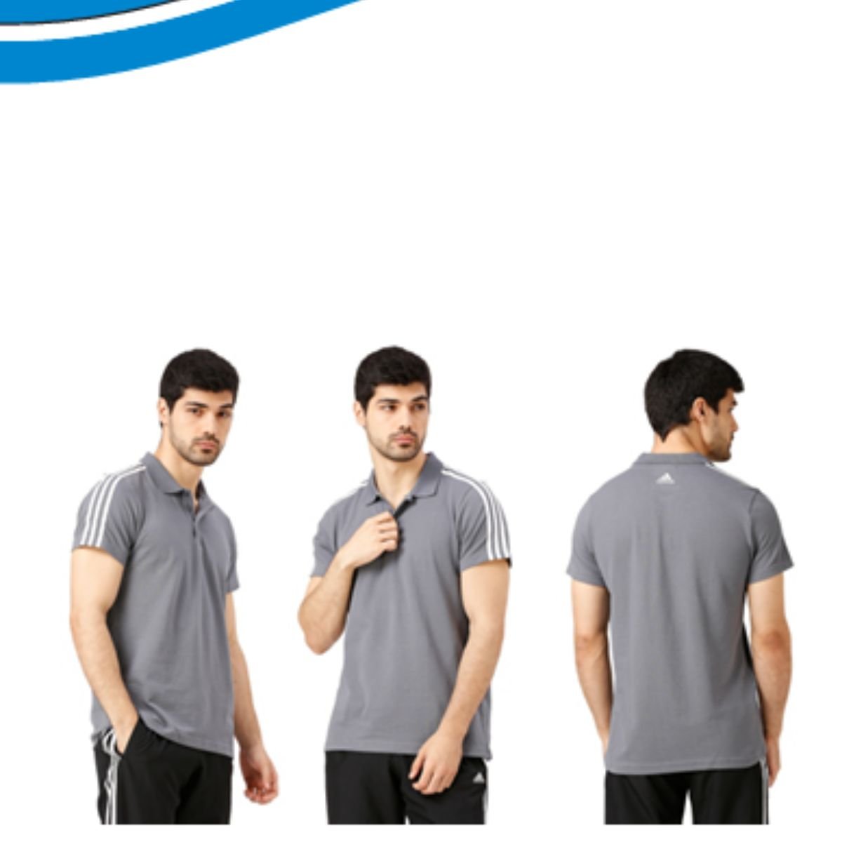Adidas Men’s Poly Cotton Polo T-Shirt