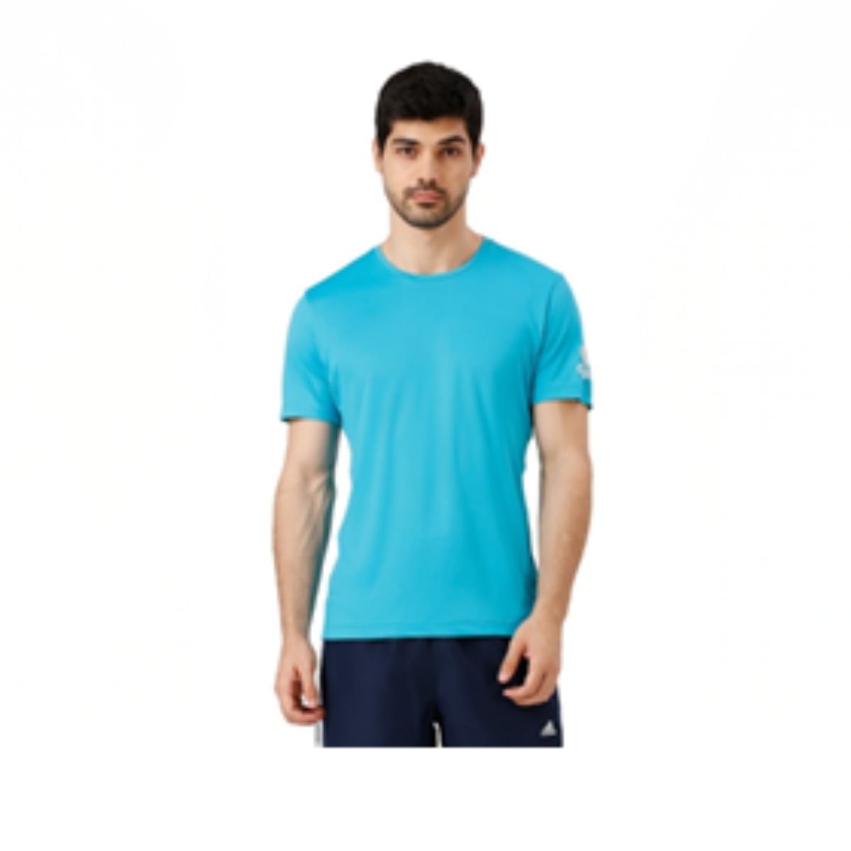 Adidas Round Neck AEROREADY T-Shirt for Men | Breathable Gym & Running Wear (Multi-Color)