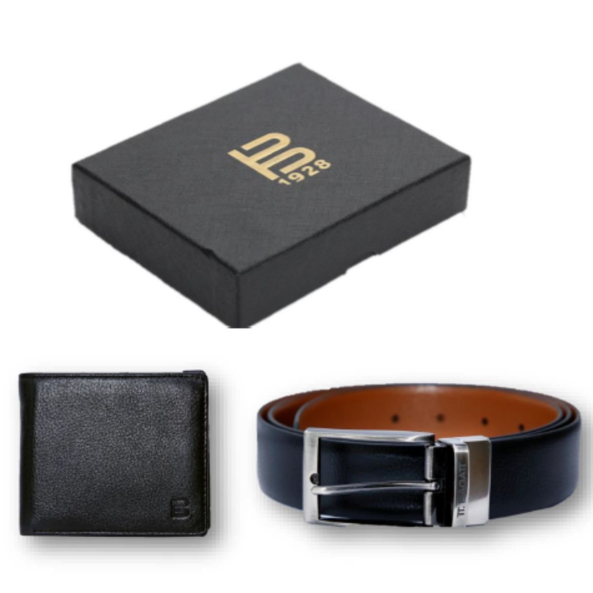 Men's Leather Wallet & Belt Gift Set | Premium Combo Pack