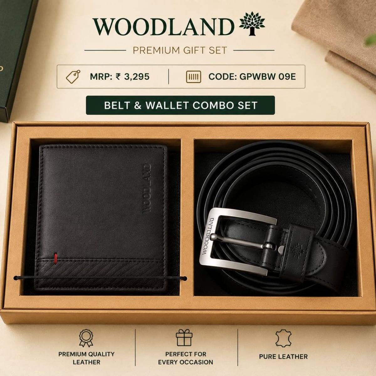 Woodland Belt & Combo Set