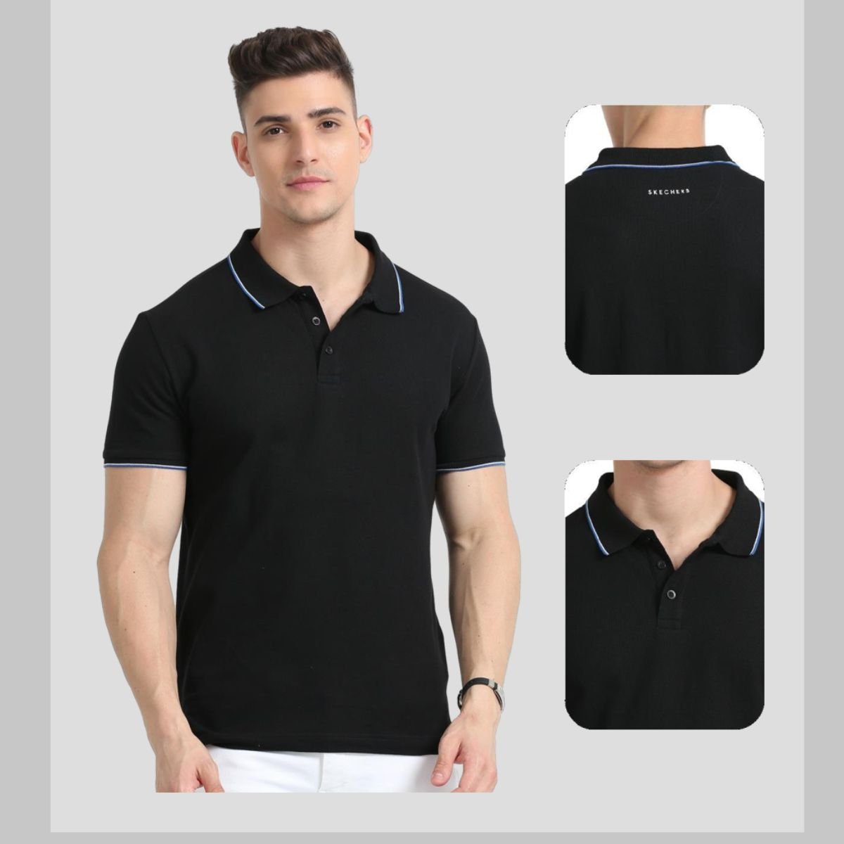 Men's Premium Polo T-Shirt with Tipping