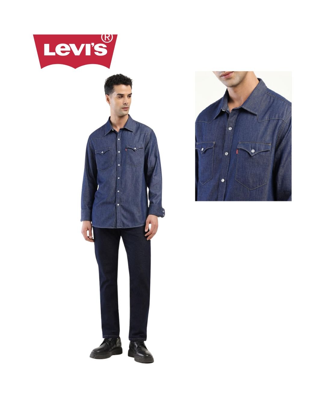 Levi's Men's Slim Fit Denim Shirt