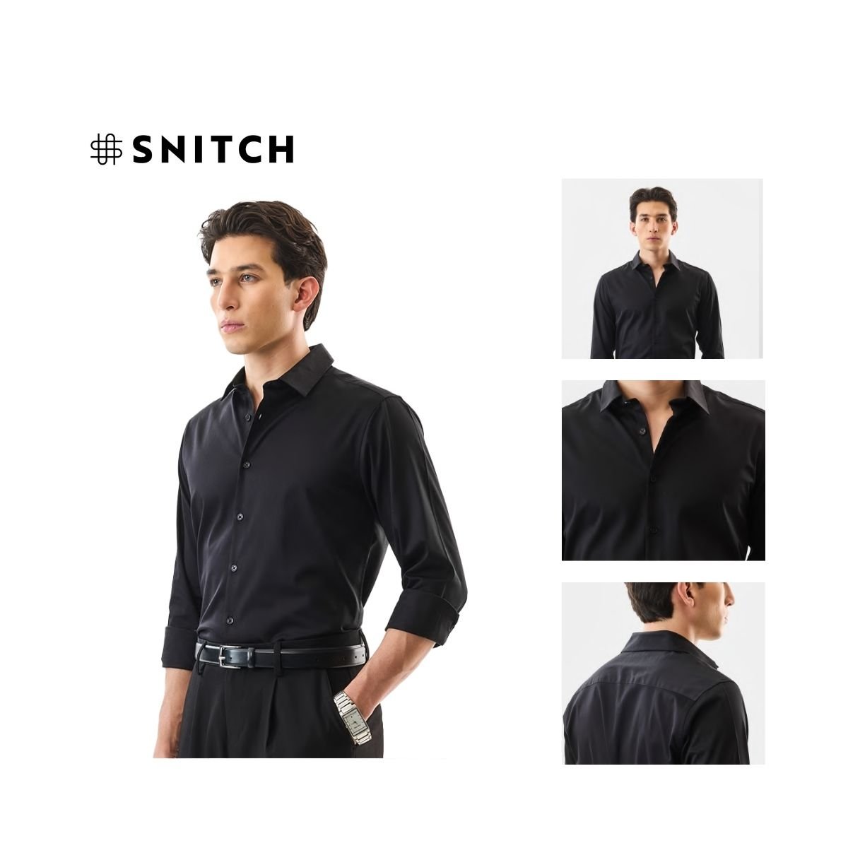 Snitch Satin Stretch Shirt