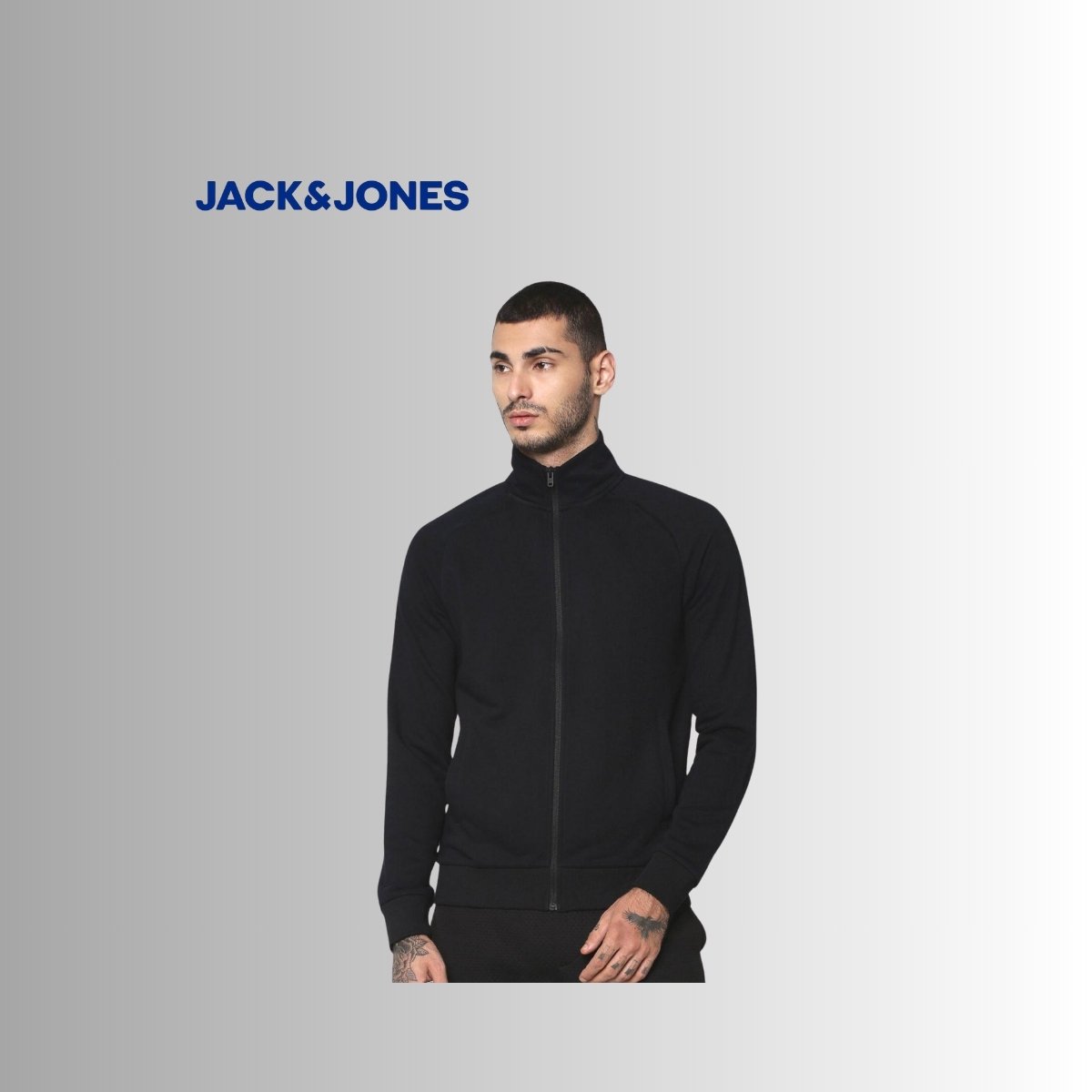 Jack & Jones Men's Austin Zip-Up Hoodie Jacket