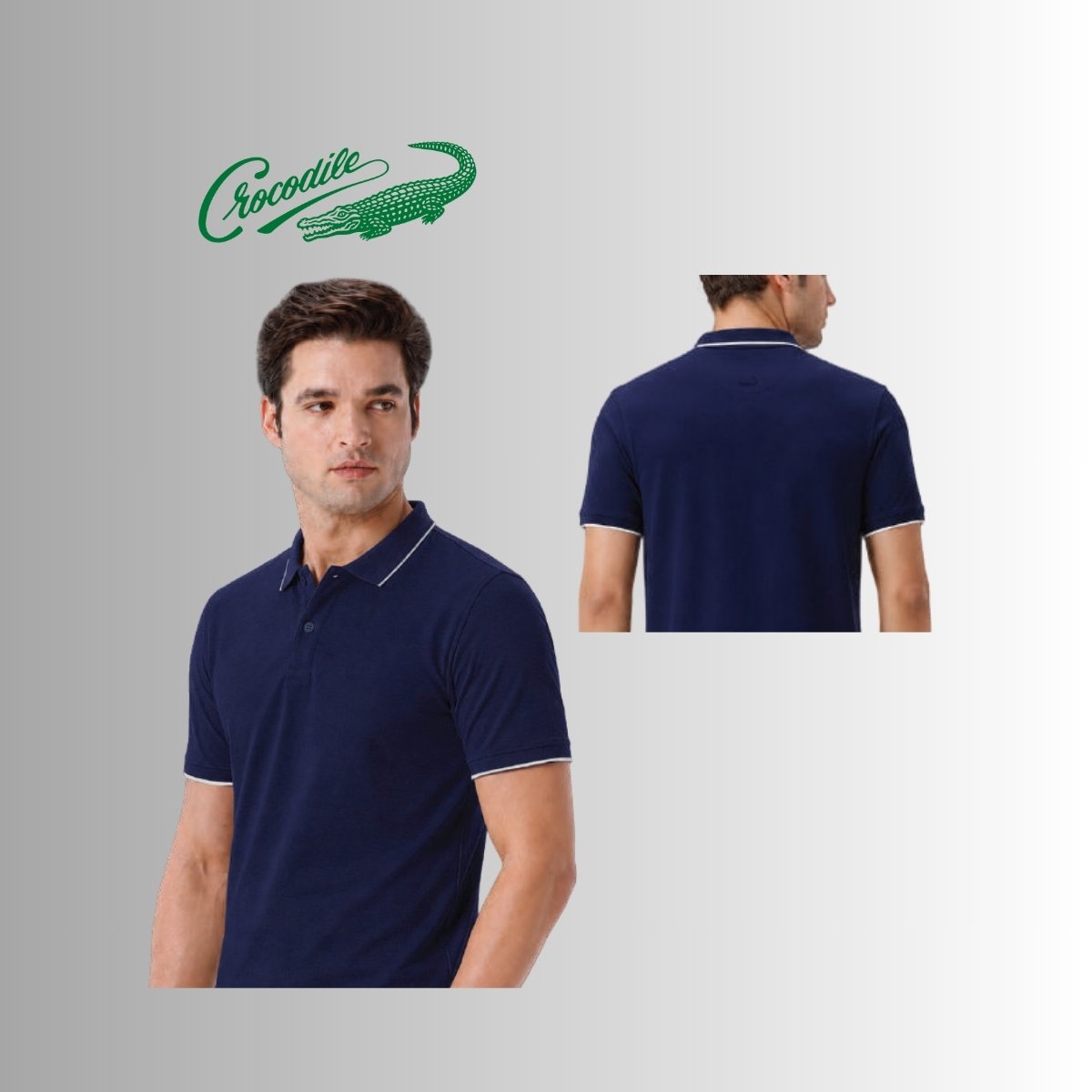 Crocodile POLO 902 Men's Comfort Fit Pique Polo T-Shirt