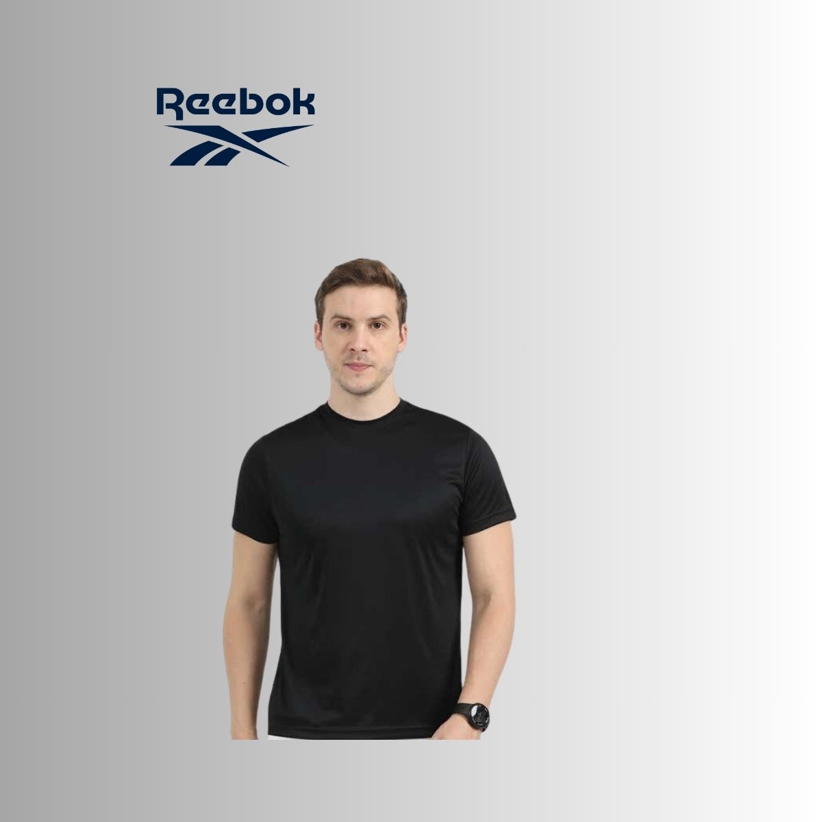Reebok Men's 100% Polyester Performance T-Shirt