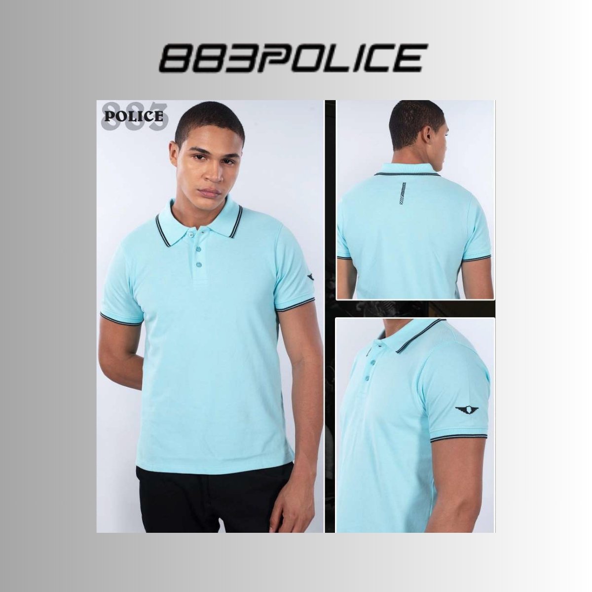 883 Police Premium Pique Combed Cotton Polo