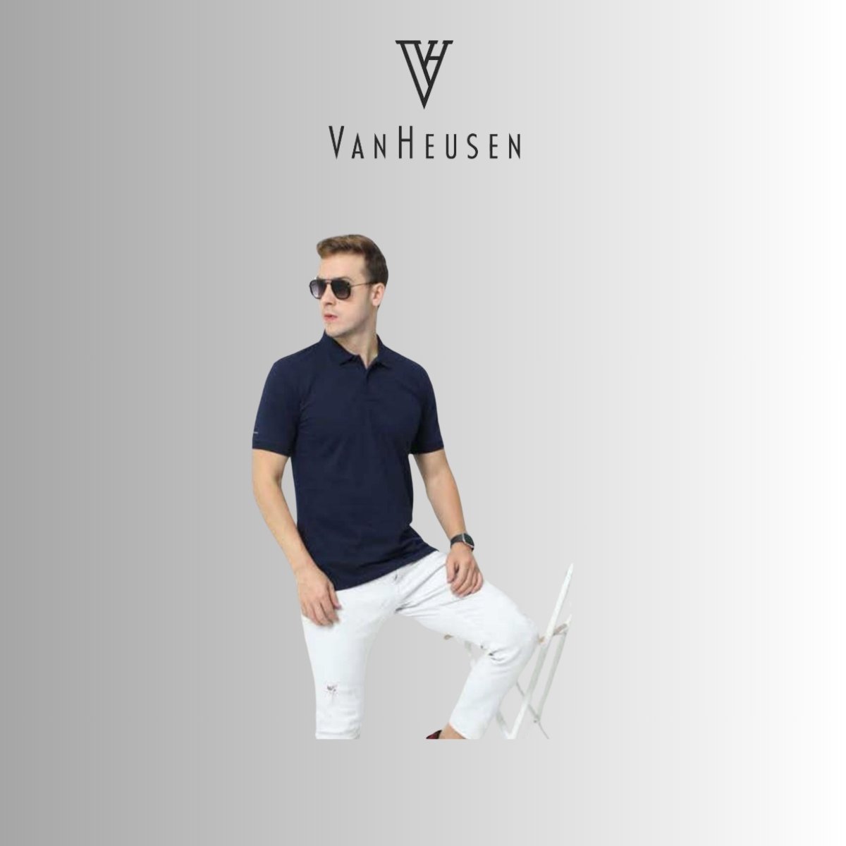 Van Heusen Men's Polo T-Shirt