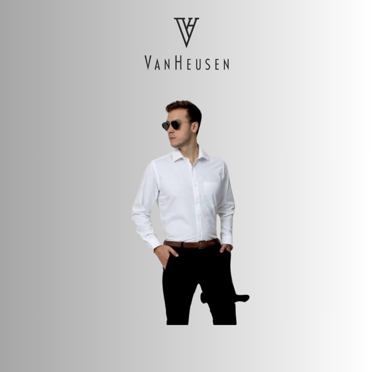 Van Heusen Men's Wrinkle-Free Formal Shirt