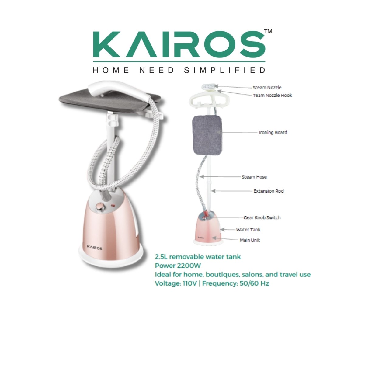 Kairos Steam Master Garment Steamer
