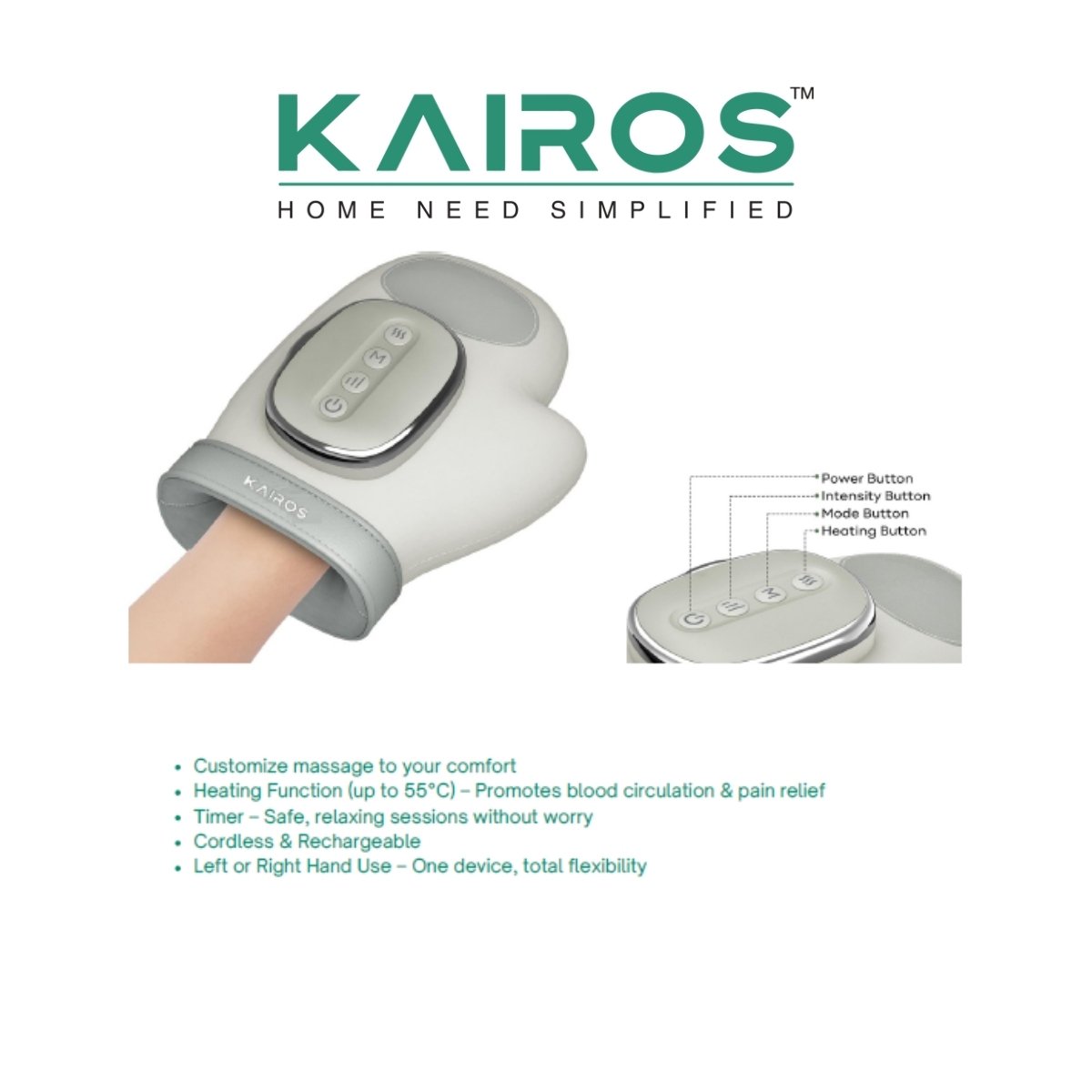 Kairos Palm Relief Smart Hand Massager