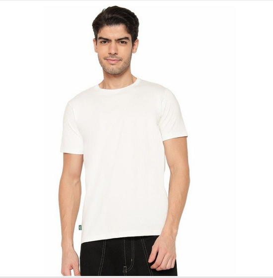  rounded white t shirt