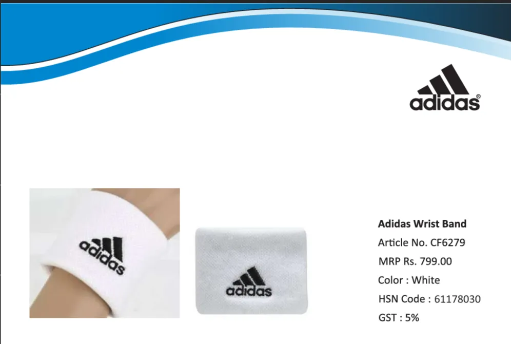 Adidas Wrist Band