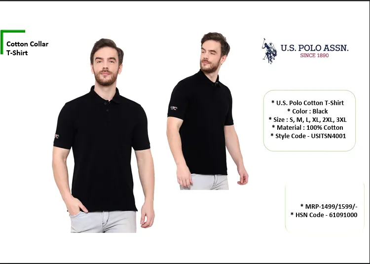 Cotton Collar T-Shirt