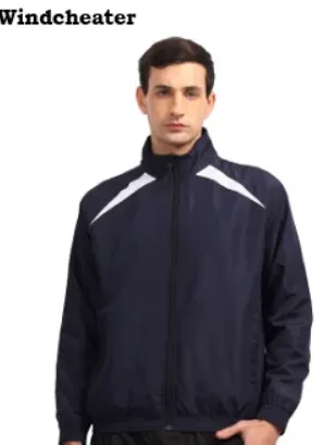 Navy Blue Windcheater Jacket