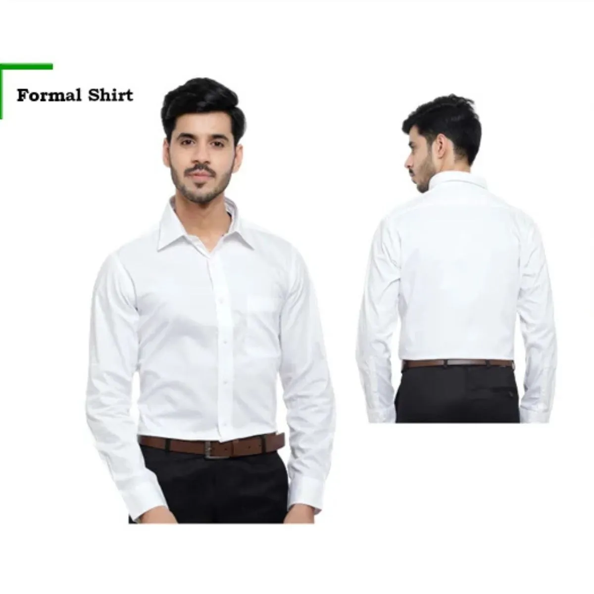 Formal White Cotton Shirt