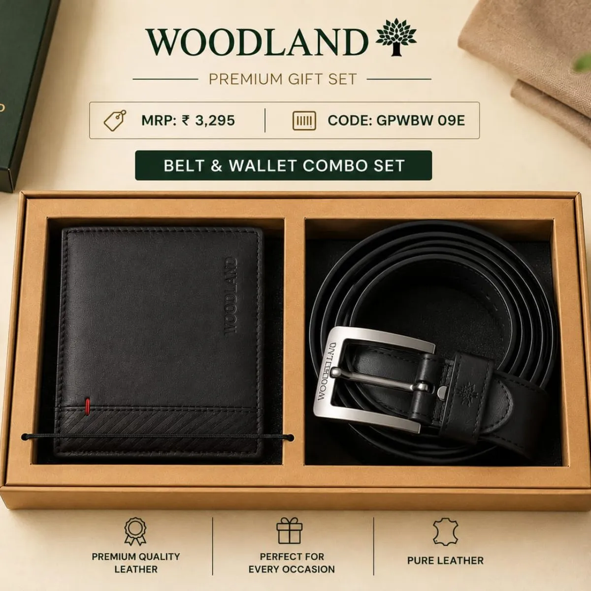 Woodland Belt & Combo Set