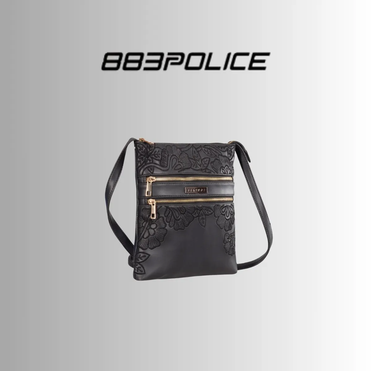 883 Police S-Milano Sling Bag with Multiple Compartments