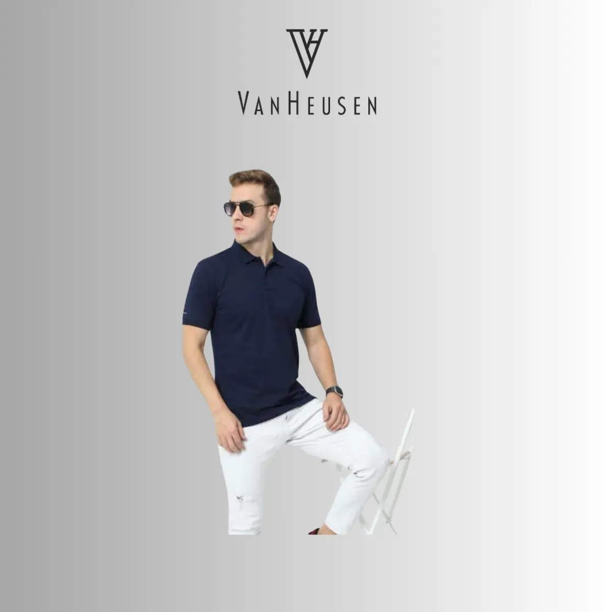 Van Heusen Men's Polo T-Shirt