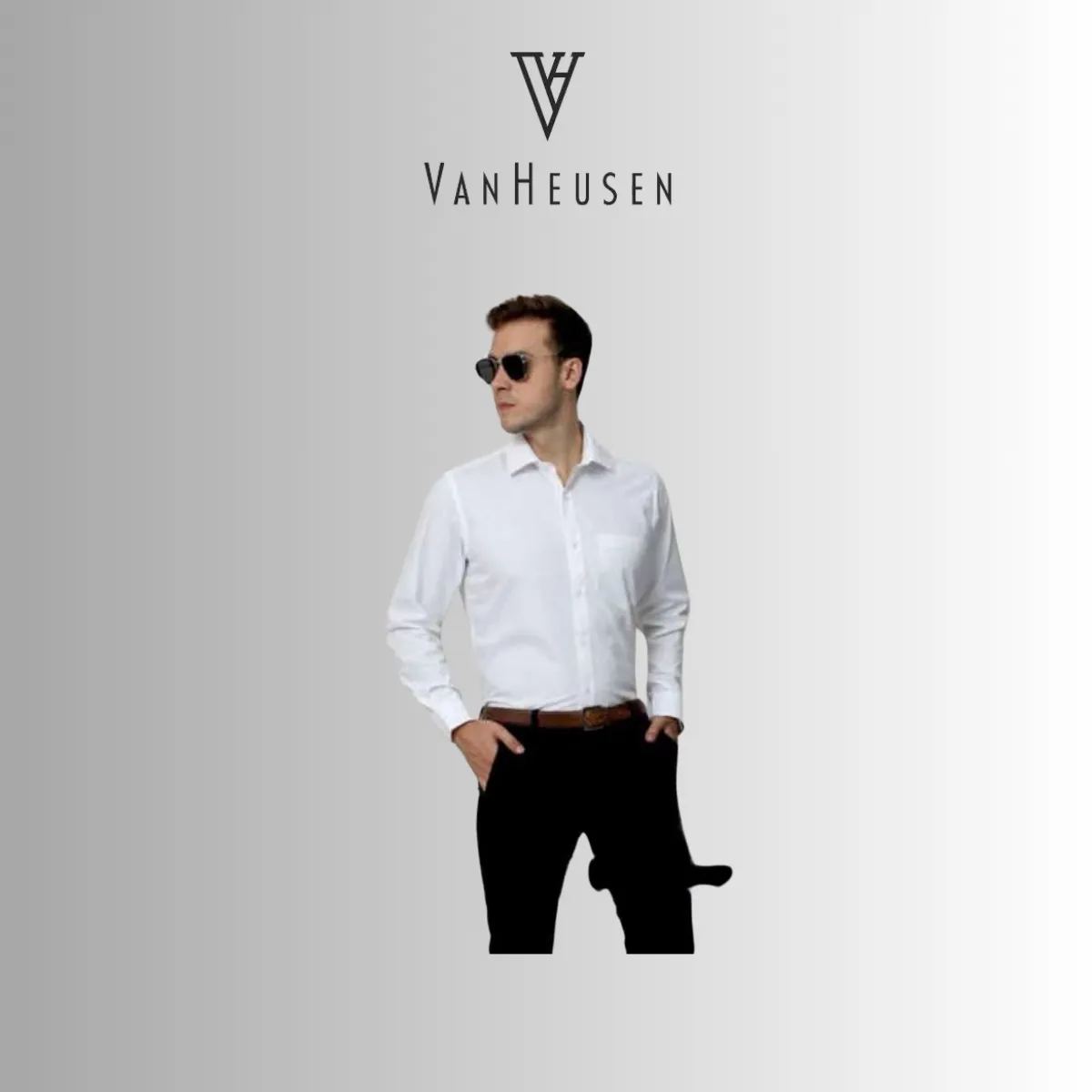 Van Heusen Men's Wrinkle-Free Formal Shirt