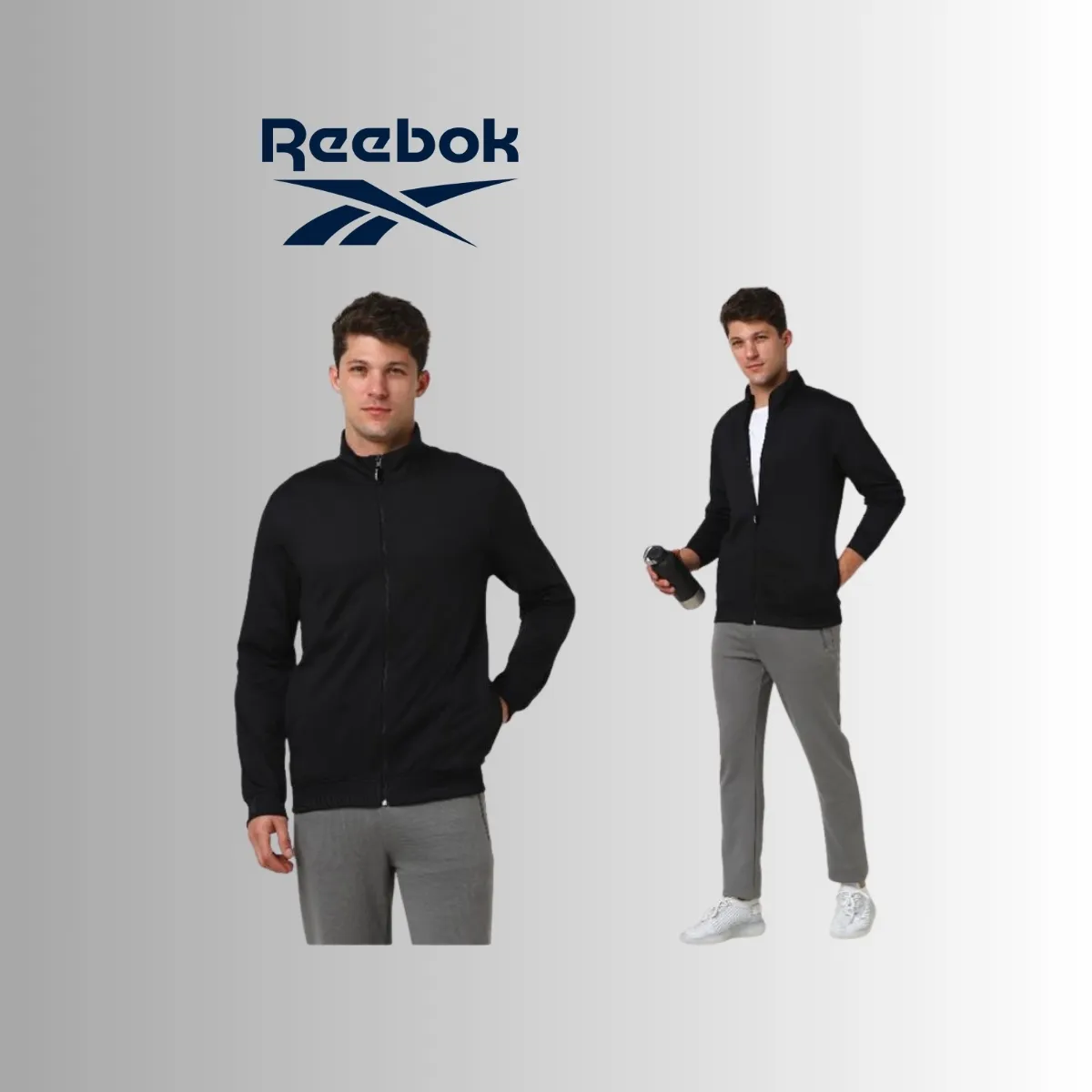 Reebok Premium Men's Polyester Tricot All-Season Jacke