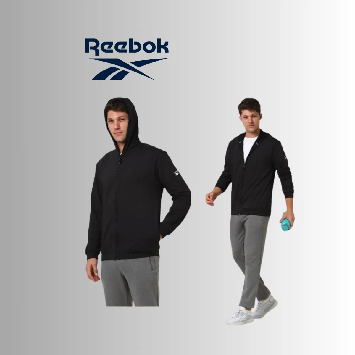 Reebok Premium Poly-Spandex Winter Hoodie Jacket