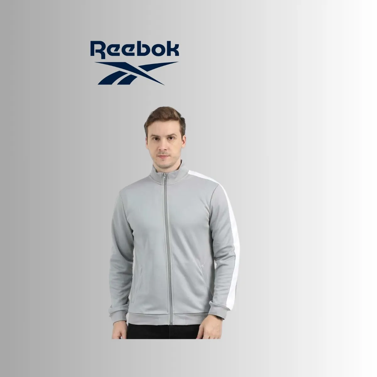 Reebok Premium Men's Full-Zip Athletic Track Jacket