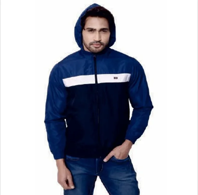 monte carlo biker jacket navy blue