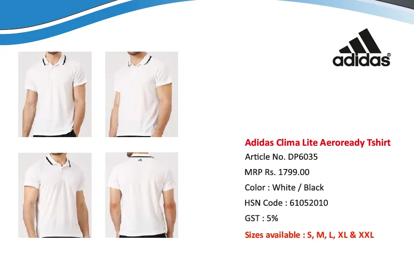 Adidas Clima Lite AEROREADY Men’s T-Shirt (Multi-Color)