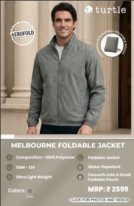 Turtle Melbourne Foldable Jacket