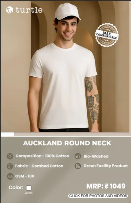 Auckland Round Neck T-Shirt