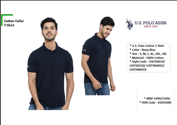 Cotton Collar T-Shirt
