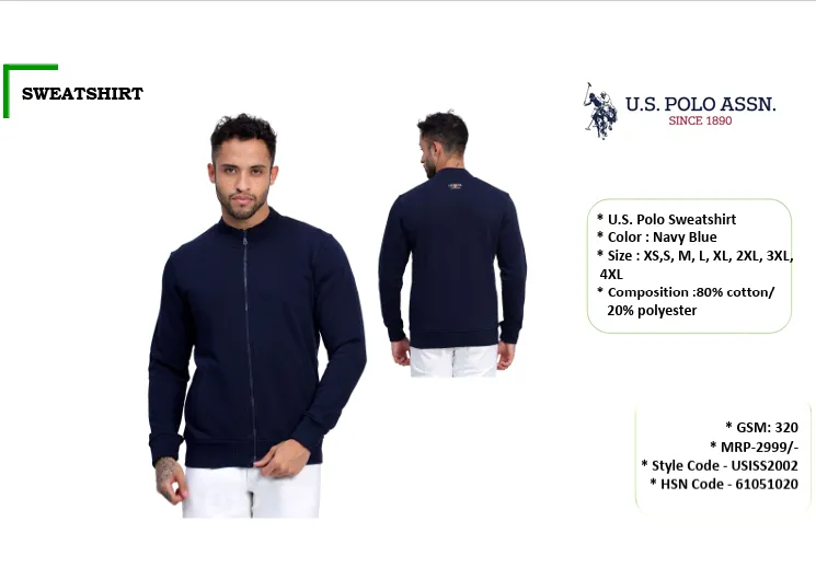 Full Zip Sweatshirt