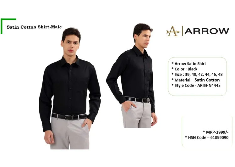 Satin Cotton Formal Shirt
