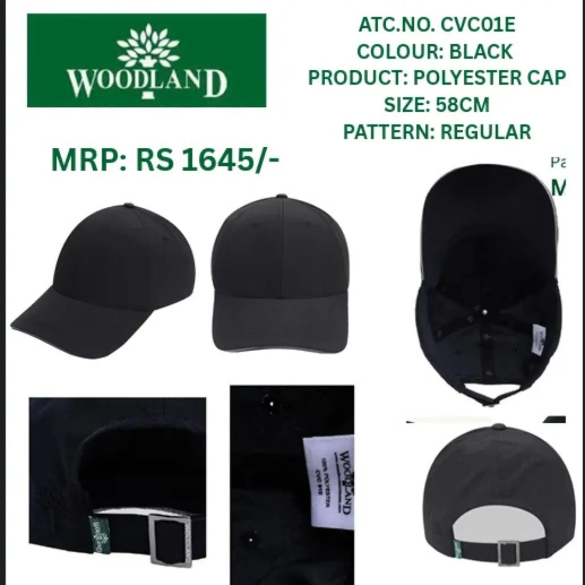 Woodland Polyester Cap