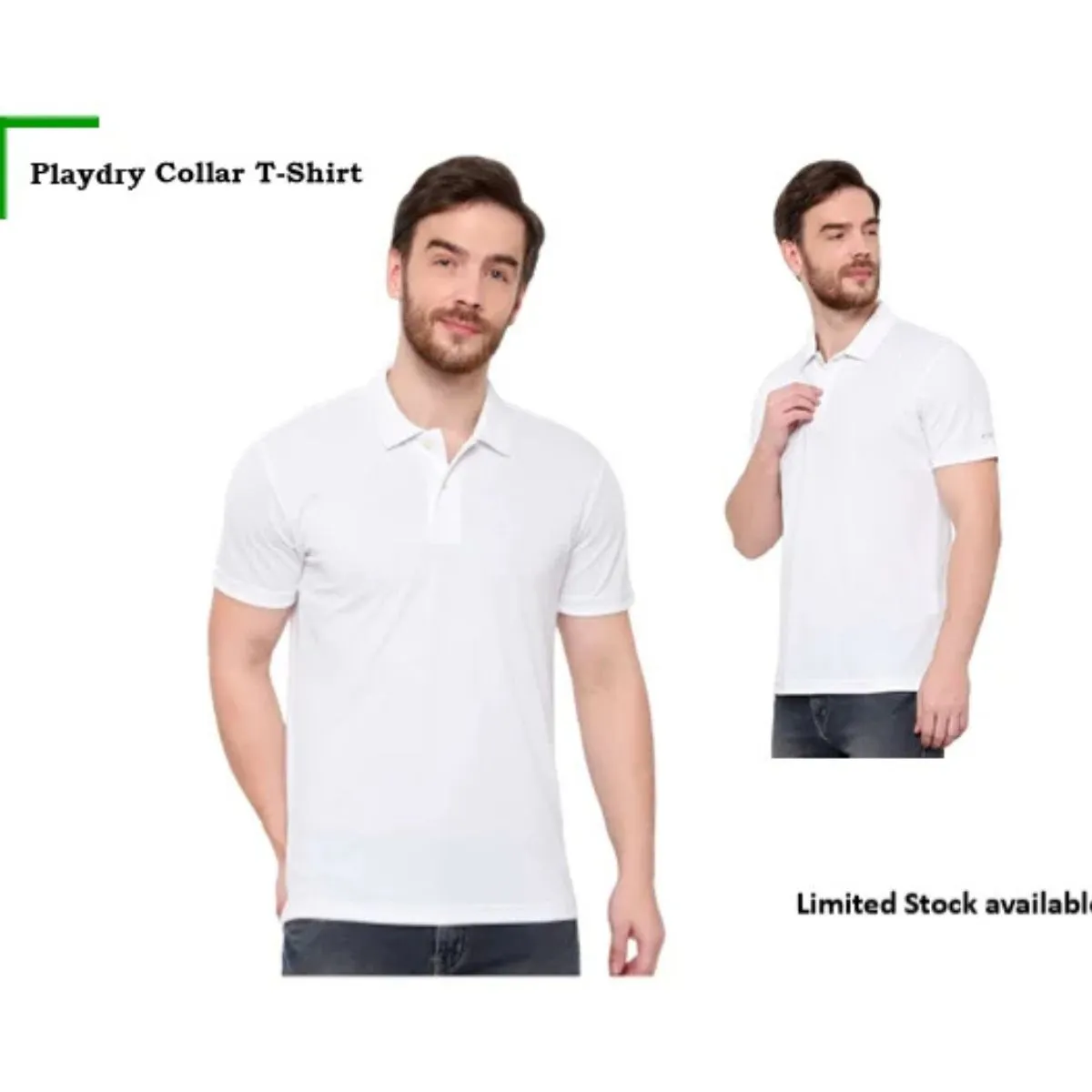 Black Play Dry Polo T-Shirt