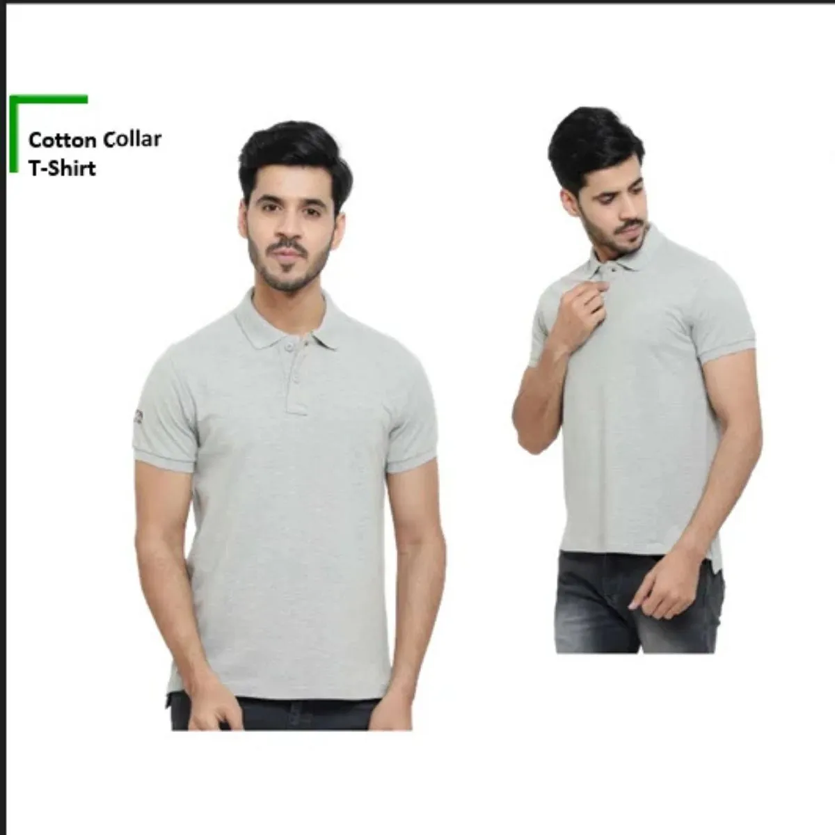 Cotton Collar T-Shirt