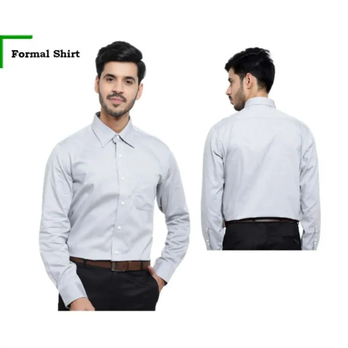 Formal White Cotton Shirt