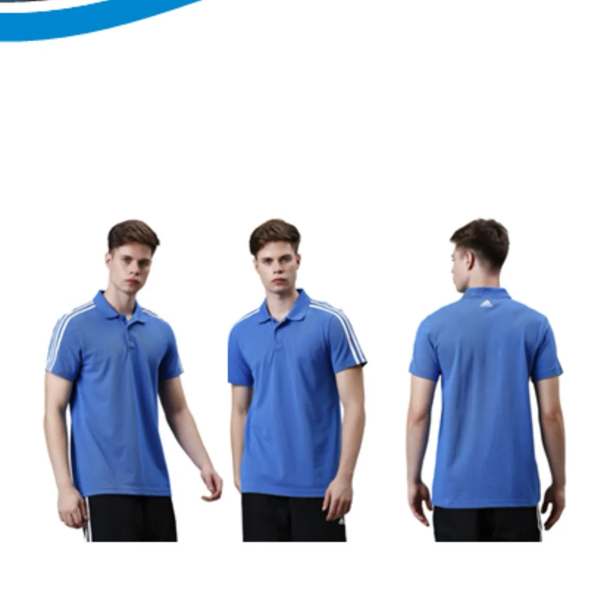 Adidas Men’s Poly Cotton Polo T-Shirt