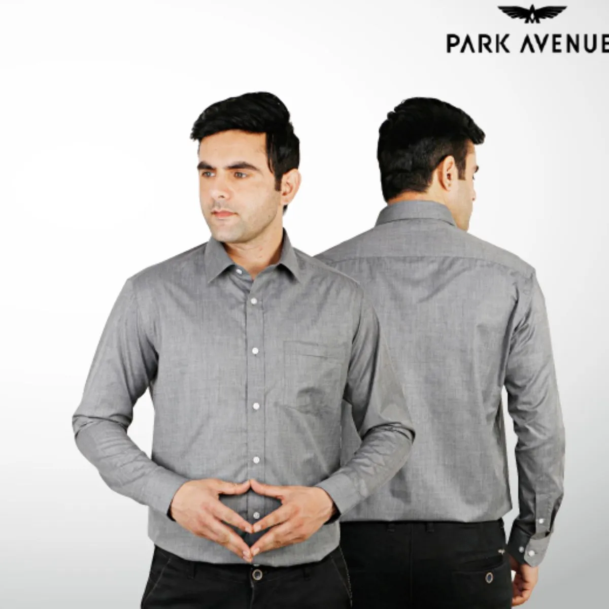 Men's Polyester Cotton Regular Fit Formal Shirt