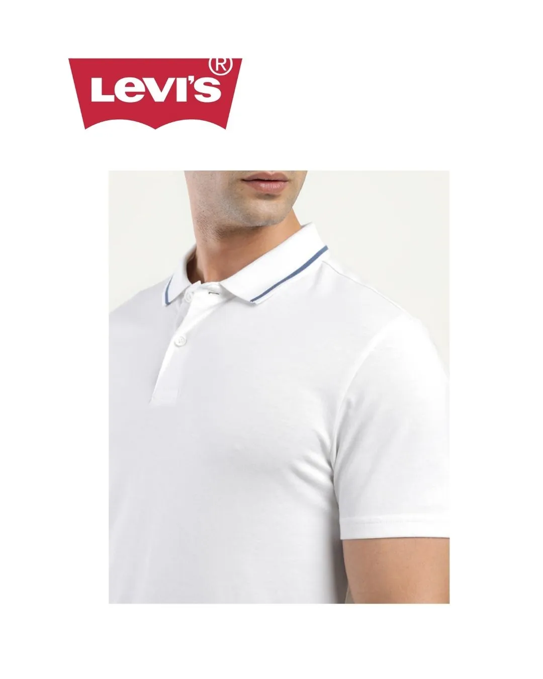 Levi's Men's 100% Cotton Jersey Polo T-Shirt